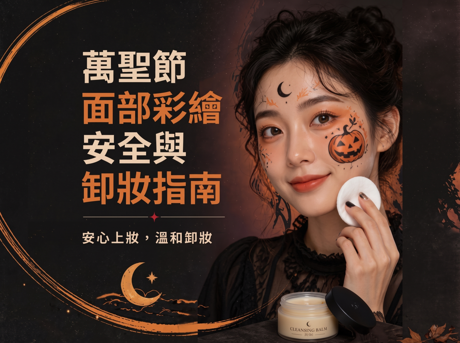 萬聖節面部彩繪安全卸妝指南｜家長必讀完整教學