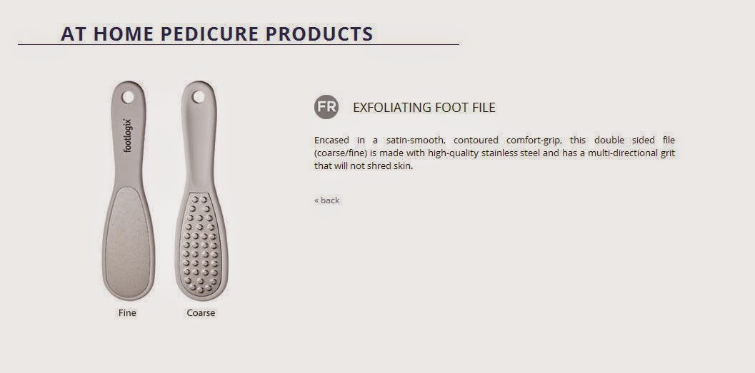 Canada Footlogix Double Sided Stainless Steel Pedicure File Coarse / Fine AT HOME